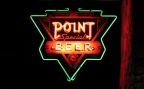 The vintage Point Beer Neon Sign on the Brew House, circa 2009.